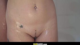 Male Fills Petite Brunette's Every Hole in Passionate Session