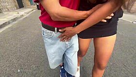 imagine getting caught having fun rough sex in the park with my slutty girlfriend and a horny stranger while they watch