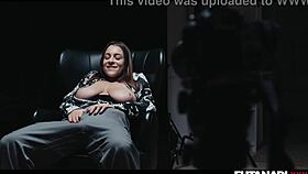 magic camera freezes her then i facefuck this sexy shemale's huge cock on teen blonde