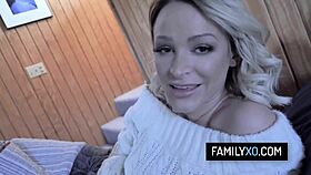hot blonde emma hix rides on big cock