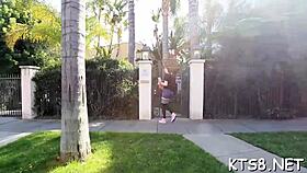 Tranny Babe's Ass Tunnelled by Monster Cock