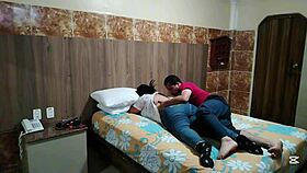Invited to motel for couple's best black kiss orgasm