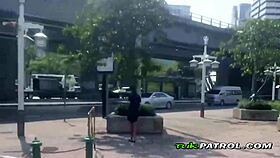 Why does this sweet Asian teen crave her pussy slammed so hard outdoors?