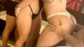 Hot couple swap with two brazilian girls 😈