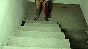 Stepbrother Fucked Big Stepsister On Stairs