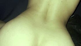 slutty brunette lets me fuck her hard and cum deep inside