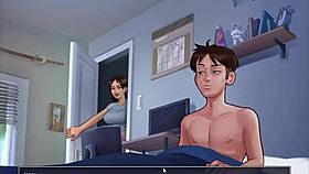 uh summertime saga... jenny's quick camshow had me pleasuring myself too much