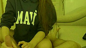 Girl next door tastes sperm from huge cock without clothes off