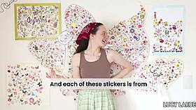 Sticker collection behind the scenes fun