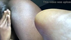 Sexy milf flashes big ass tits and fingers pussy preview