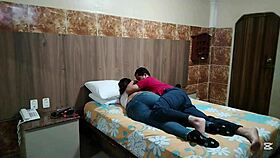 Invited to motel for couple's best black kiss orgasm