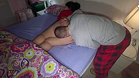 i sneak in and pump my best friend's plump wife full of creampie in missionary bliss