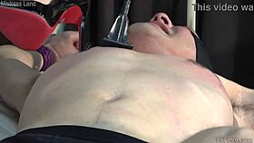Japanese Mistress Kira Facesits Slave with Nipple CBT Domination