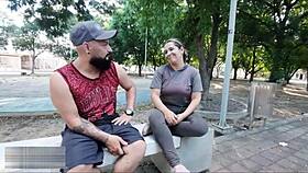 I Meet Curvy Colombian Milf In Park And Fuck Her Wild With Creampie