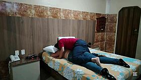 Invited to motel for couple's best black kiss orgasm