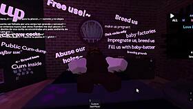 amante enjoys intense bbc session with roblox