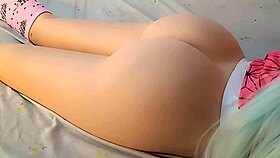 stepdad enjoying his adorable stepdaughter nezukos tight virgin ass over 18