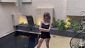 yo check out this taboo yoga scene with sexy latina teen babe