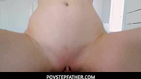 blonde teen lily larimar gets pounded deep in kitchen mess