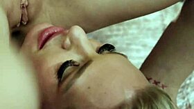 hey haley reed grinds her wet pink pussy on rachael cavalli's hairy bush non-stop!