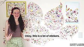 Sticker collection behind the scenes fun