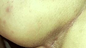 slutty brunette lets me fuck her hard and cum deep inside