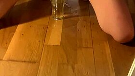 Playing and drinking my pee while getting all wet and kinky