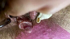 i rub my huge clit extreme closeup till i explode in wet orgasm