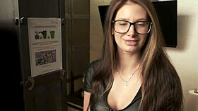 Flight Delayed Seduced Busty Secretary Paid Cash Facial Cumshot