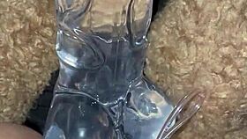 Arabian Snowwhite Pounds Pussy with Glass Dildo in LA Craving BBC