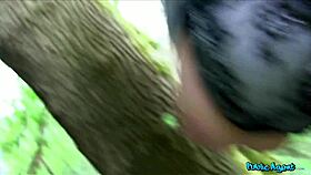 busty glamour model bent over for big cock in public spot