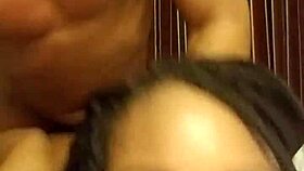 Ebony fucked rough and nasty in hotel room
