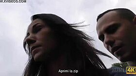 Czech teen fingered and licked before selling pussy for cash on hidden cam