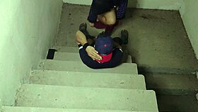 Stepbrother Fucked Big Stepsister On Stairs