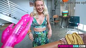 Mature Petite Milf Gets So Horny for Monster Cock She Can't Resist!
