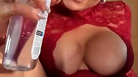latina milf gets foot fucked in motel