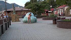 nude stroll in public for naughty thrill