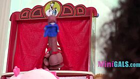 pigtail petite slut craves her master's tongue on tiny pussy