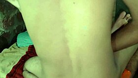 indian girlfriend enjoys romantic bedroom sex