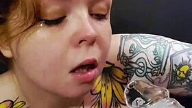 sophia celeste gives extra sloppy blowjob performance