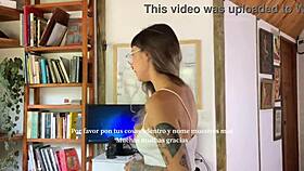 horny secretary roleplay in miniskirt sucks and fucks while talking dirty