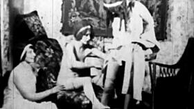 Vintage hairy pussy blowjob session