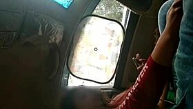 nri girl masturbates for boyfriend in car