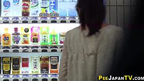 asian babe filmed pissing on hidden cam