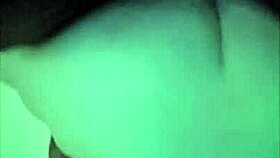 Big booty ginger in glasses rides huge black cock outdoors