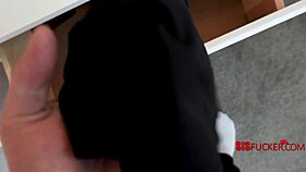 stealing panties leads to unexpected hot encounter