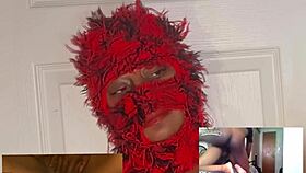 Reaction video ebony squirt while watching xvideos eye rolling orgasms