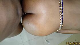 Deep rough fucking of curvy black pussy