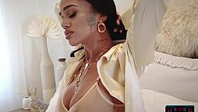 ebony beauty julie kay shows her curvy hot body for playboy