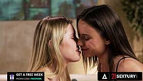 Lana Roy Catches Freya Selfie Nudes And Licks Wet Pussy